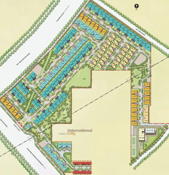 Master Plan of Sobha International City in Sector 109, Gurgaon - Image 16735