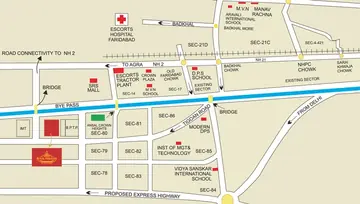 Location of Ansal Royal Heritage - Image 61579