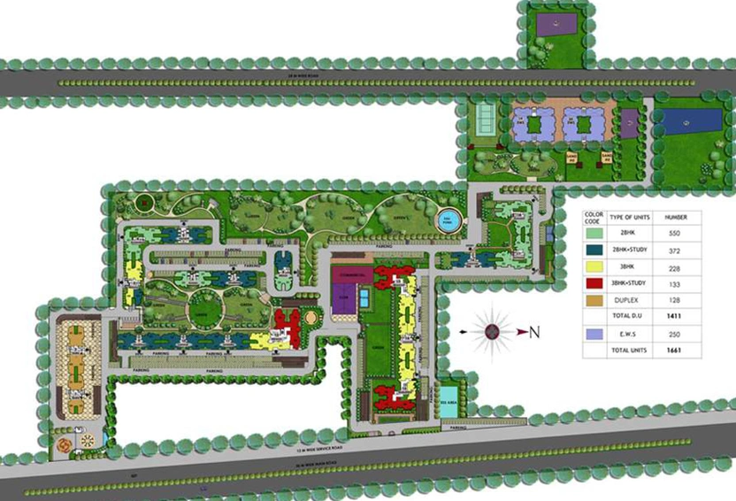 Master Plan of Ansal Royal Heritage in Sector 70, Faridabad - Image 61580