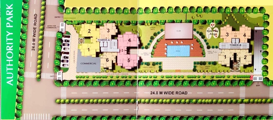 Master Plan of Apex Court in Sector 12, Greater Noida - Image 55275
