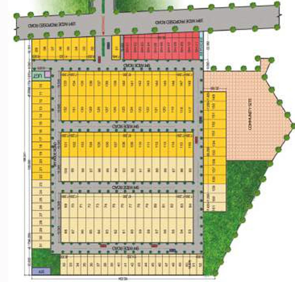 Master Plan of Amolik Residency in Sector 86, Faridabad - Image 93795