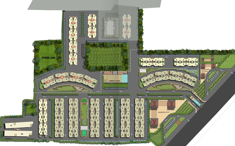Master Plan of Shalimar Mannat in Faizabad Road, Lucknow - Image 48627