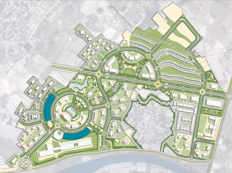 Master Plan of Belvedere Court - One World in Gomti Nagar Extension, Lucknow - Image 3716