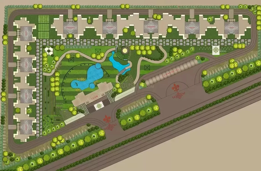 Master Plan of Vardhman Eta Residency in Eta 1, Greater Noida - Image 55327