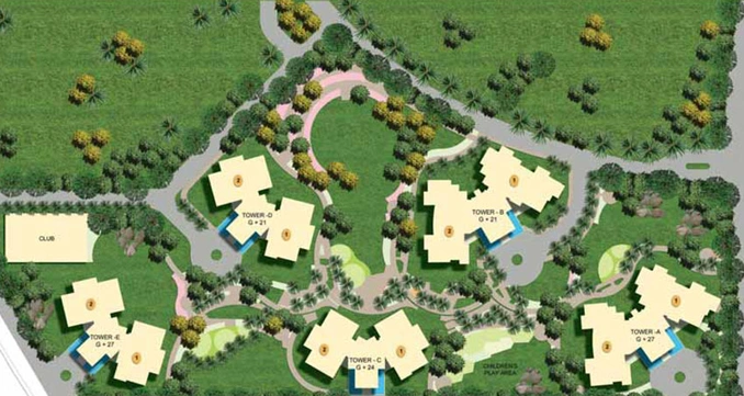 Master Plan of Pioneer Presidia in Sector 62, Gurgaon - Image 16583
