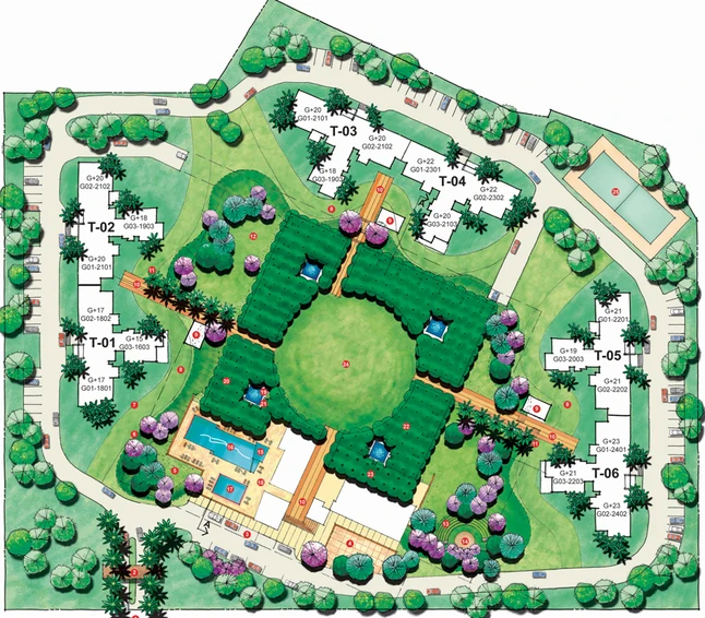 Master Plan of Unitech Verve in Pi I & II, Greater Noida - Image 8024