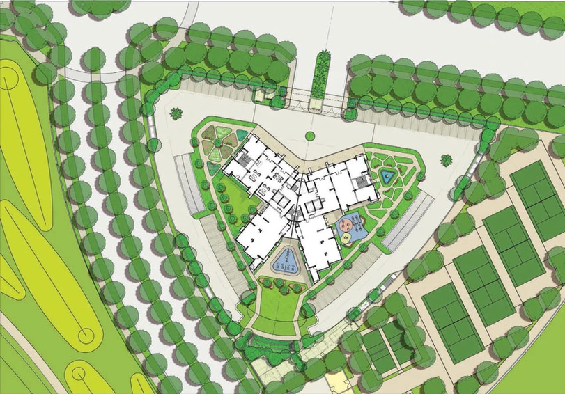Master Plan of Belvedere Suites - One World in Gomti Nagar Extension, Lucknow - Image 7593