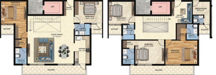 4 BHK Penthouse in Oro Constella in Amar Shaheed Path, Lucknow - Image 333829