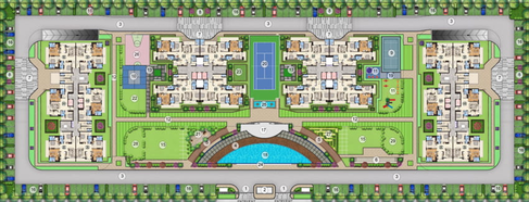 Master Plan of Oro Constella in Amar Shaheed Path, Lucknow - Image 3601