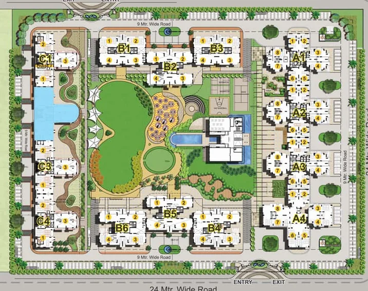 Master Plan of Rishita Manhattan in Gomti Nagar Extension, Lucknow - Image 7248
