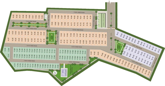 Master Plan of Swadesh Orchard Majesty in Airport Road, Bhopal - Image 7734