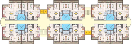 Floor Plan of Geet Skyville in Ayodhya Bypass, Bhopal - Image 6021