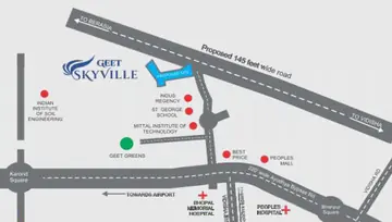 Location of Geet Skyville - Image 6020