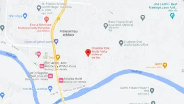 Location of Shalimar Vista - One World - Image 4271