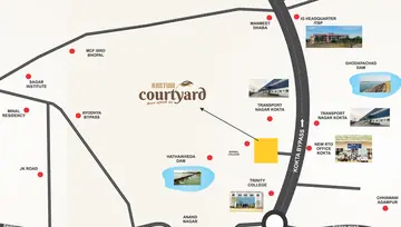 Location of Lodhi Kasturi Courtyard - Image 45168