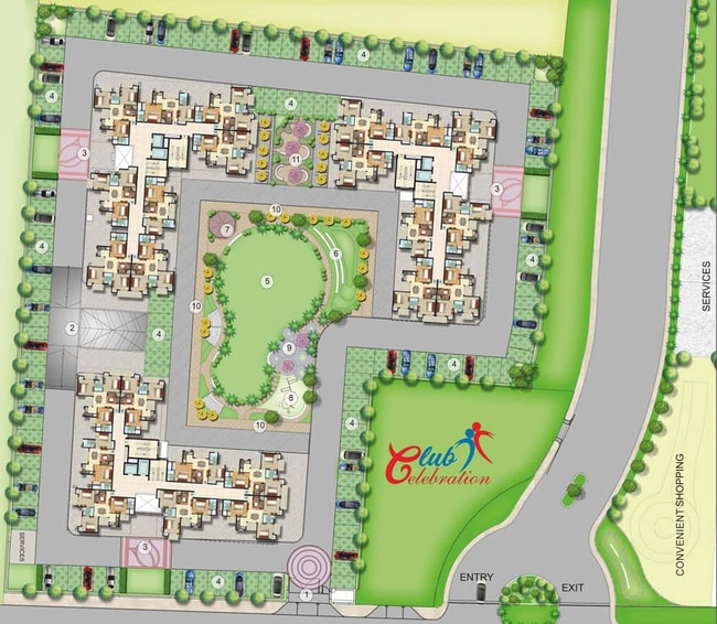 Master Plan of Oro Elements in Jankipuram Extension, Lucknow - Image 3844