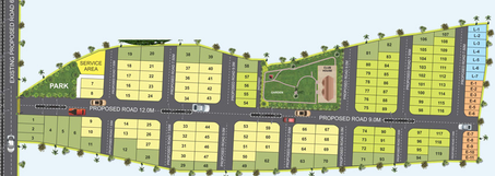 Master Plan of Lodhi Kasturi Milestone in Awadhpuri, Bhopal - Image 45192