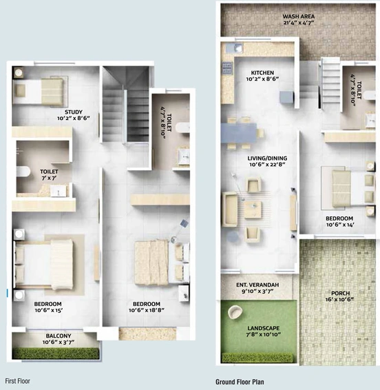 3 BHK House/Villa in GMV Ananta in Hoshangabad Road, Bhopal - Image 397147