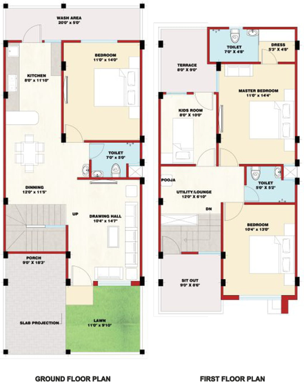 4 BHK House/Villa in Asnani Santa Fe in Hoshangabad Road, Bhopal - Image 658378