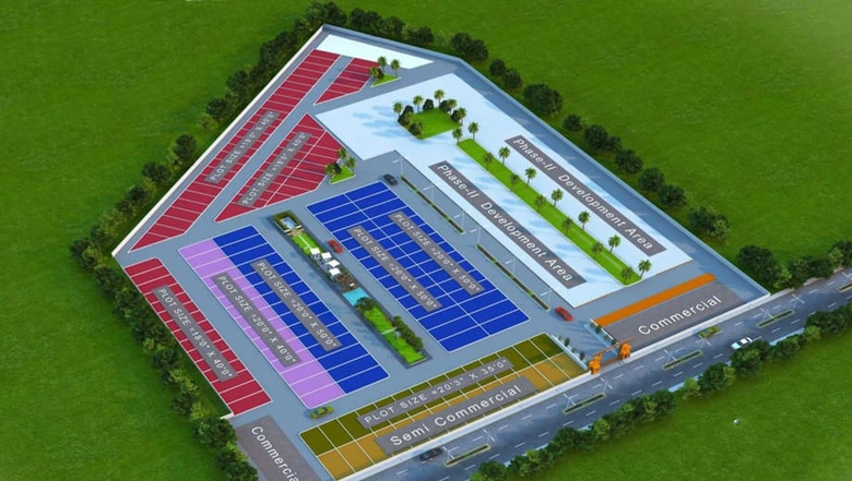 Master Plan of Asnani Santa Fe in Hoshangabad Road, Bhopal - Image 90484