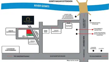 Location of Omaxe Hazratganj Residency - Image 4953