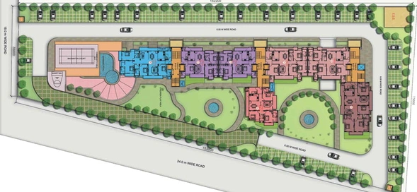 Master Plan of Purvanchal Kings Court in Gomti Nagar, Lucknow - Image 4297