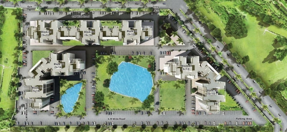 Master Plan of Ansal Olympus Lake View in Sushant Golf City, Lucknow - Image 4235