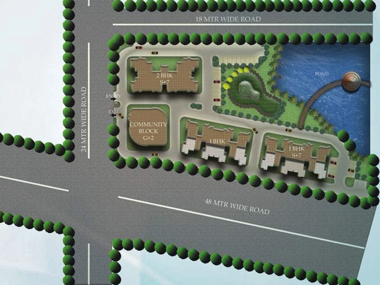 Master Plan of Ansal Santushti Enclave in Sushant Golf City, Lucknow - Image 48729