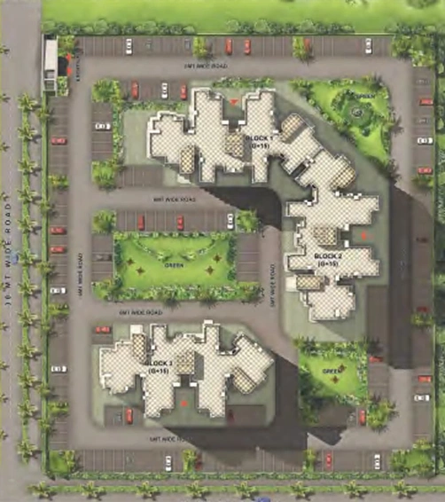 Master Plan of Ansal Misty Homes in Sushant Golf City, Lucknow - Image 4242