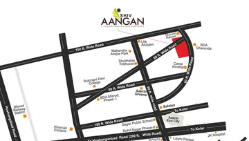 Location of Shiv Aangan - Image 90081