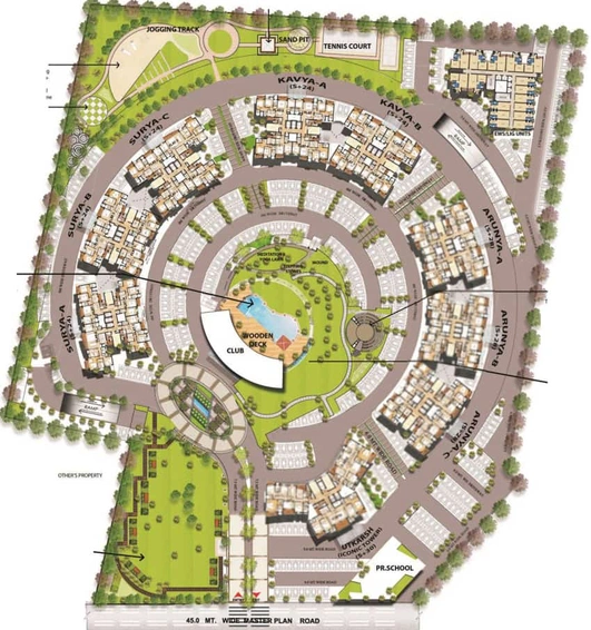 Master Plan of Paarth Arka in Gomti Nagar Extension, Lucknow - Image 7260