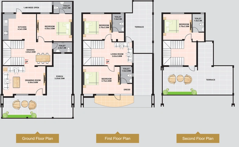 4 BHK House/Villa in Sapphire Majestic in Hoshangabad Road, Bhopal - Image 658598