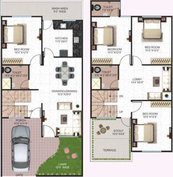 4 BHK House/Villa in Jeet Homes in Ayodhya Bypass, Bhopal - Image 793237