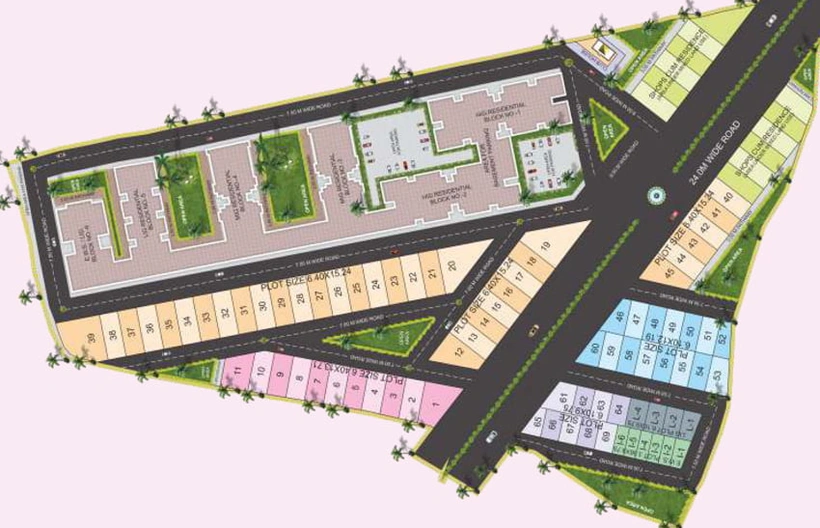 Master Plan of Jeet Homes in Ayodhya Bypass, Bhopal - Image 125835