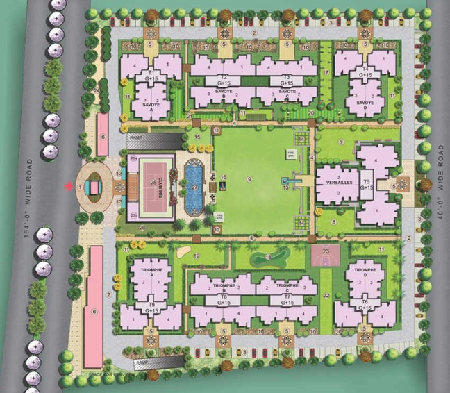Master Plan of Ambika La Parisian in Mohali, Chandigarh - Image 56615