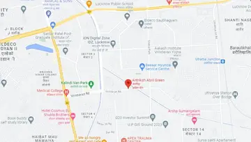 Location of Antriksh Abril Green - Image 7481