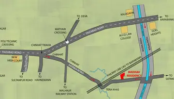 Location of Arsha Madhav Residency - Image 4989
