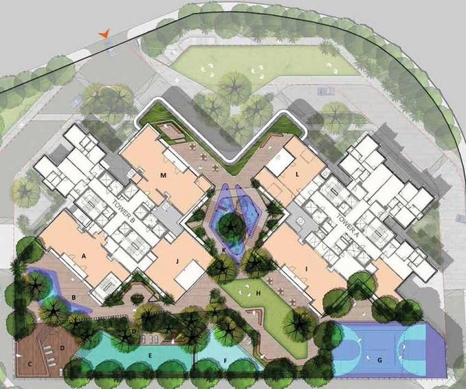 Master Plan of Sunteck 4th Avenue in Goregaon West, Mumbai - Image 13588