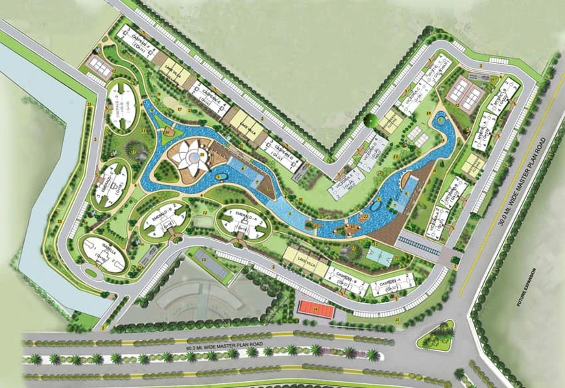 Master Plan of Omaxe The Lake in New Chandigarh, Chandigarh - Image 56630