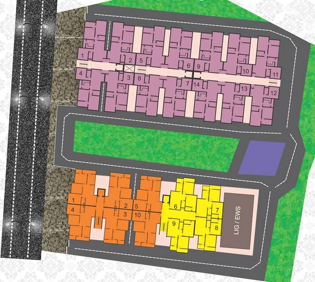 Master Plan of Landmark The Prospera in Katara Hills, Bhopal - Image 6141