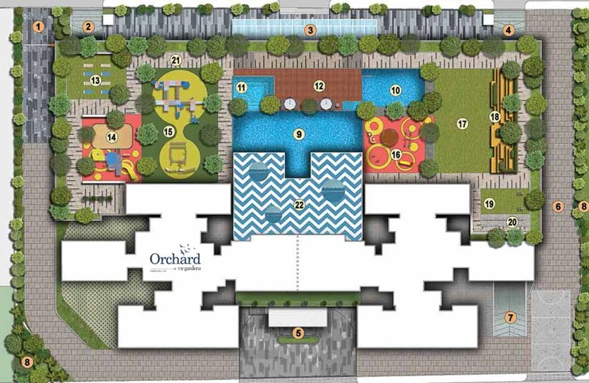 Master Plan of Wadhwa Orchard in Kandivali East, Mumbai - Image 13631