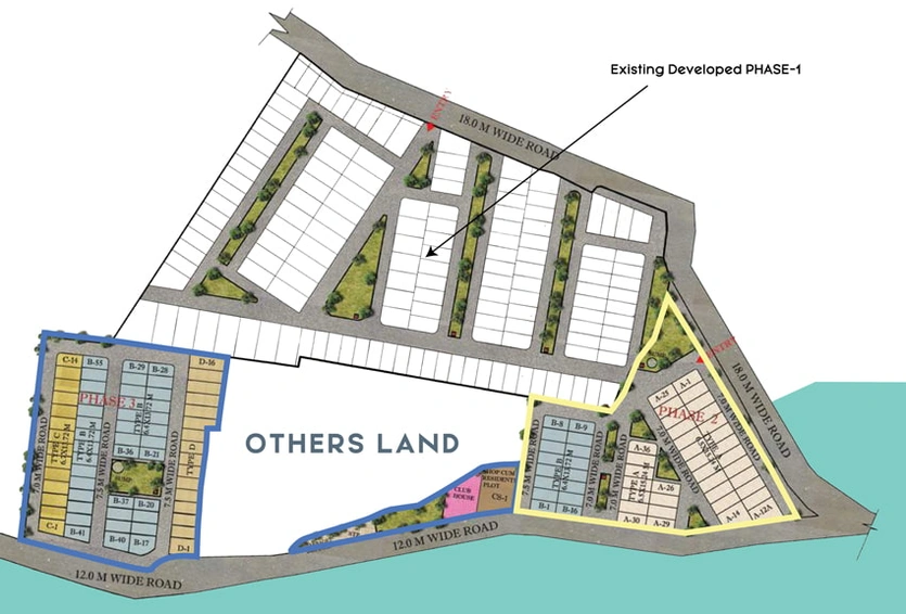 Master Plan of Fortune Landmark in Hoshangabad Road, Bhopal - Image 45715
