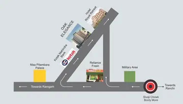 Location of NK Oak Elegance Sainik Colony - Image 99760