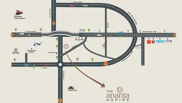 Location of Svastiga The Ananta Aspire - Image 46763