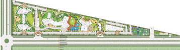 Master Plan of Chandra Panorama in Sushant Golf City, Lucknow - Image 5059