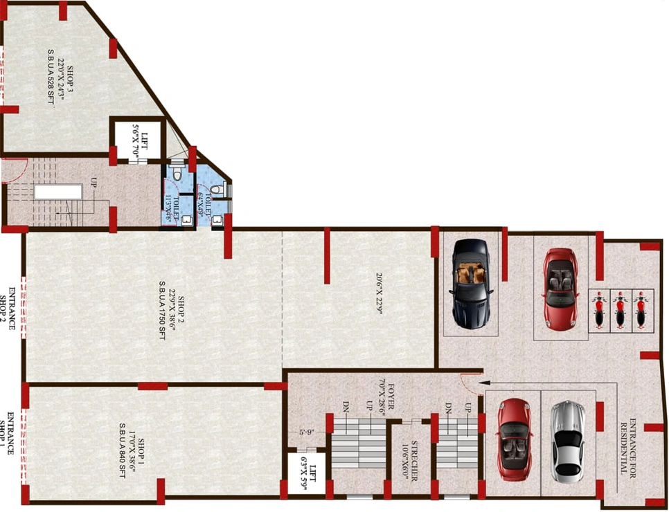 Master Plan of NK Oak Pioneer in Argora, Ranchi - Image 5694
