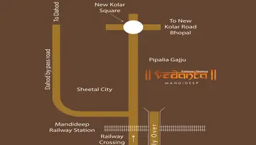Location of Fortune Soumya Vedanta - Image 100147