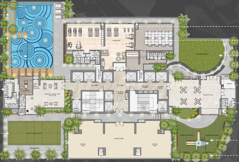 Master Plan of Sugee Marina Bay in Worli, Mumbai - Image 13829