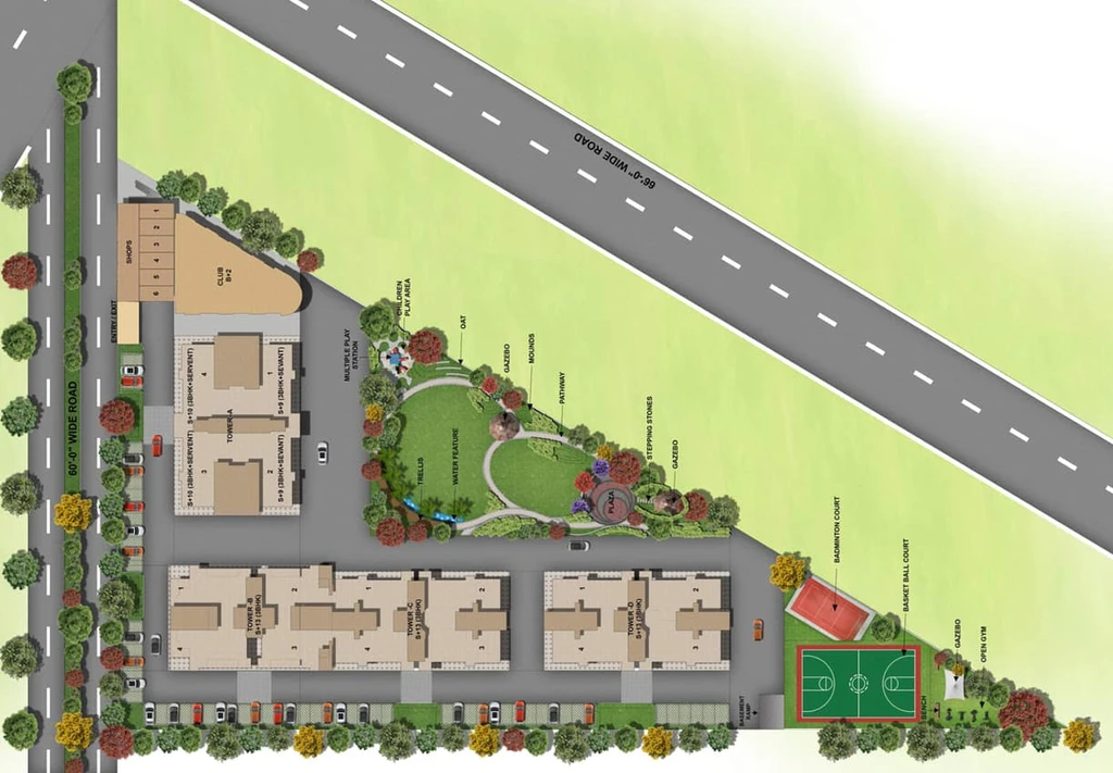 Master Plan of Urban The Zirk in Zirakpur, Chandigarh - Image 56705