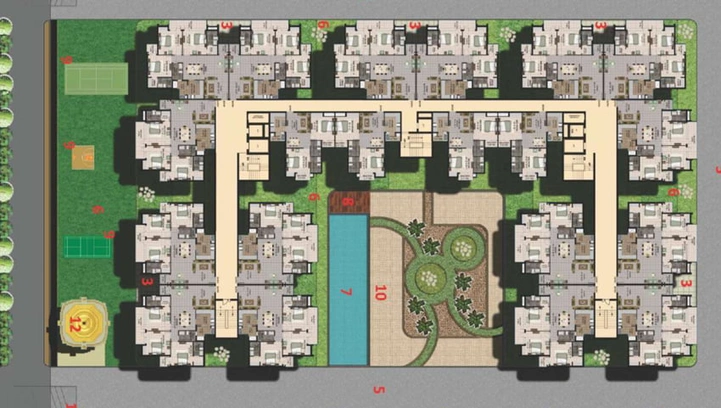 Master Plan of BCC Blue Mountain in Vrindavan Yojna, Lucknow - Image 24879